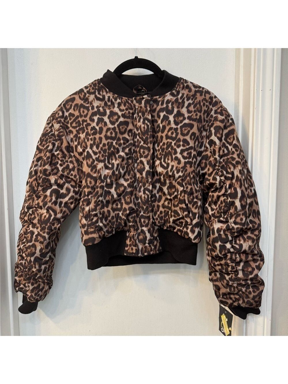 Art Class Girl’s Leopard Print Puffer Jacket